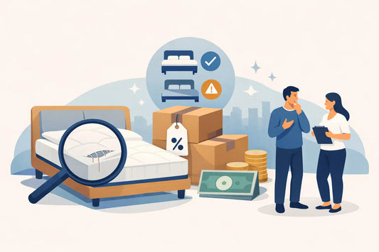 Bett B-Ware günstig kaufen: Worauf es ankommt