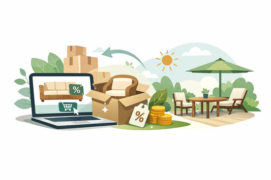 Gartenmöbel-Retouren online bestellen und sparen