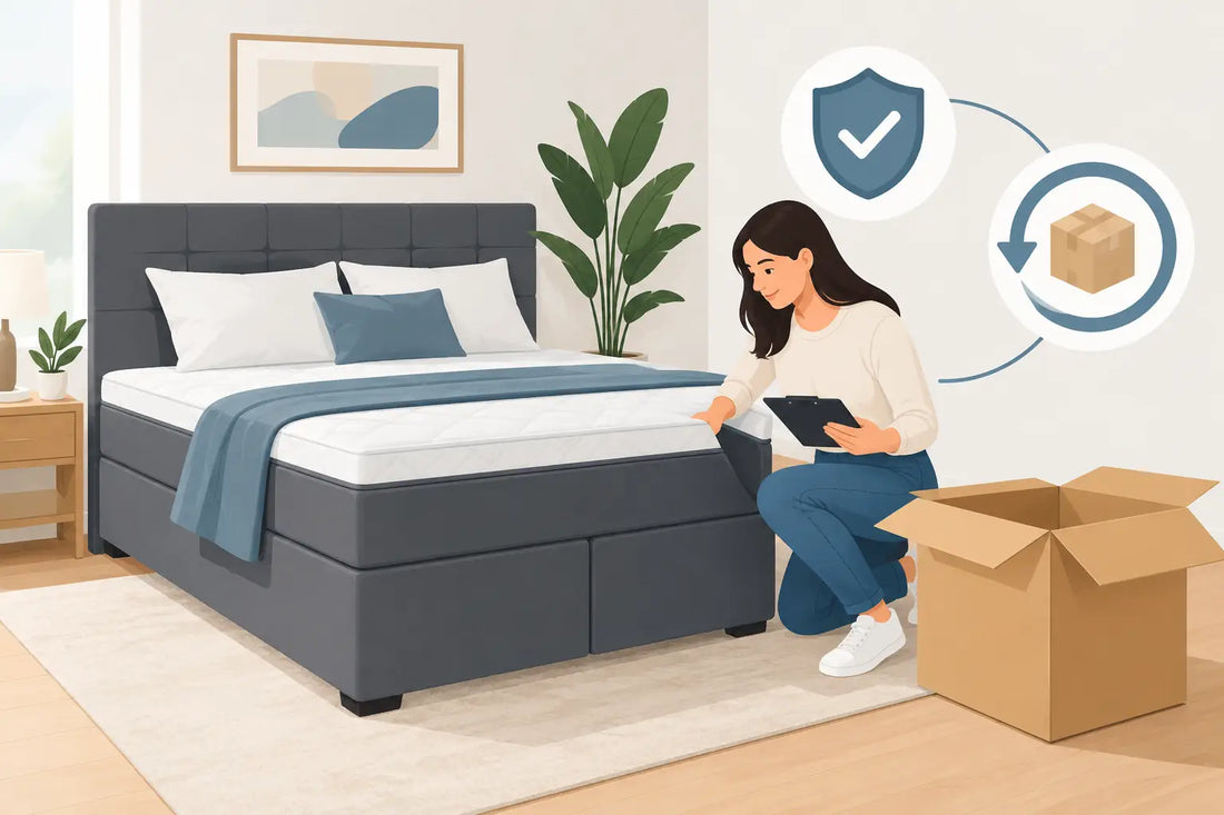 Boxspringbett Retouren sicher bestellen