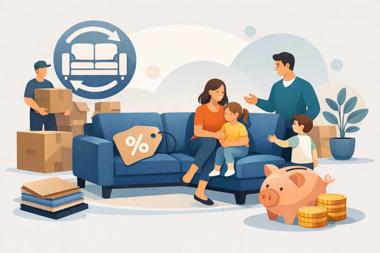 Rückläufer-Sofas für Familien: clever sparen