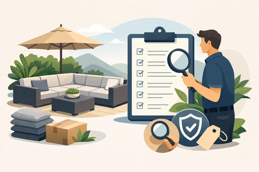 Gartenlounge-Restposten beurteilen: 7 Checks