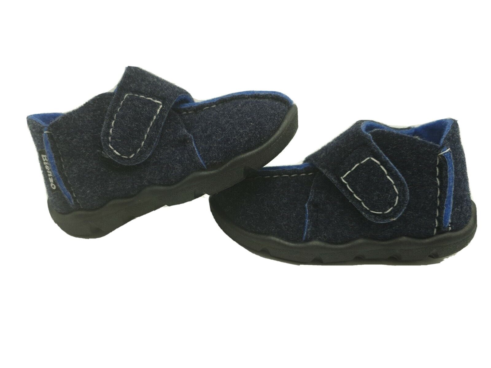 Blenzo Kinder Hausschuhe mit Klettverschluss Kindergartenschuhe Kita S